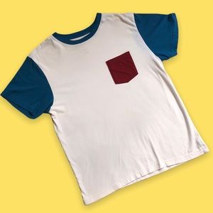 Unisex Color Block TShirt